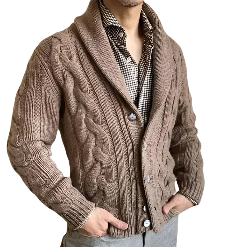Heren Gebreide Cardigan Casual - Afbeelding 9
