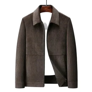 Heren Jacket Tijdloos Ontwerp voor Herfst en Winter
