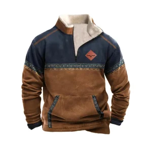 Heren Pullover Lange Mouwen Met Rits