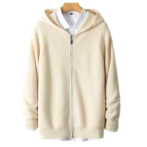 Heren Shirt Kap Met Rits Casual Luxe