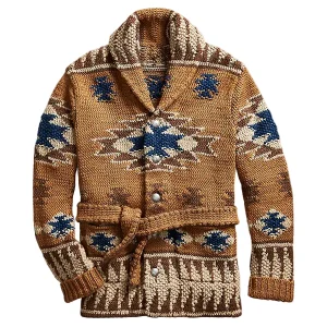 Heren Vest met Sjaalkraag en Knoopsluiting
