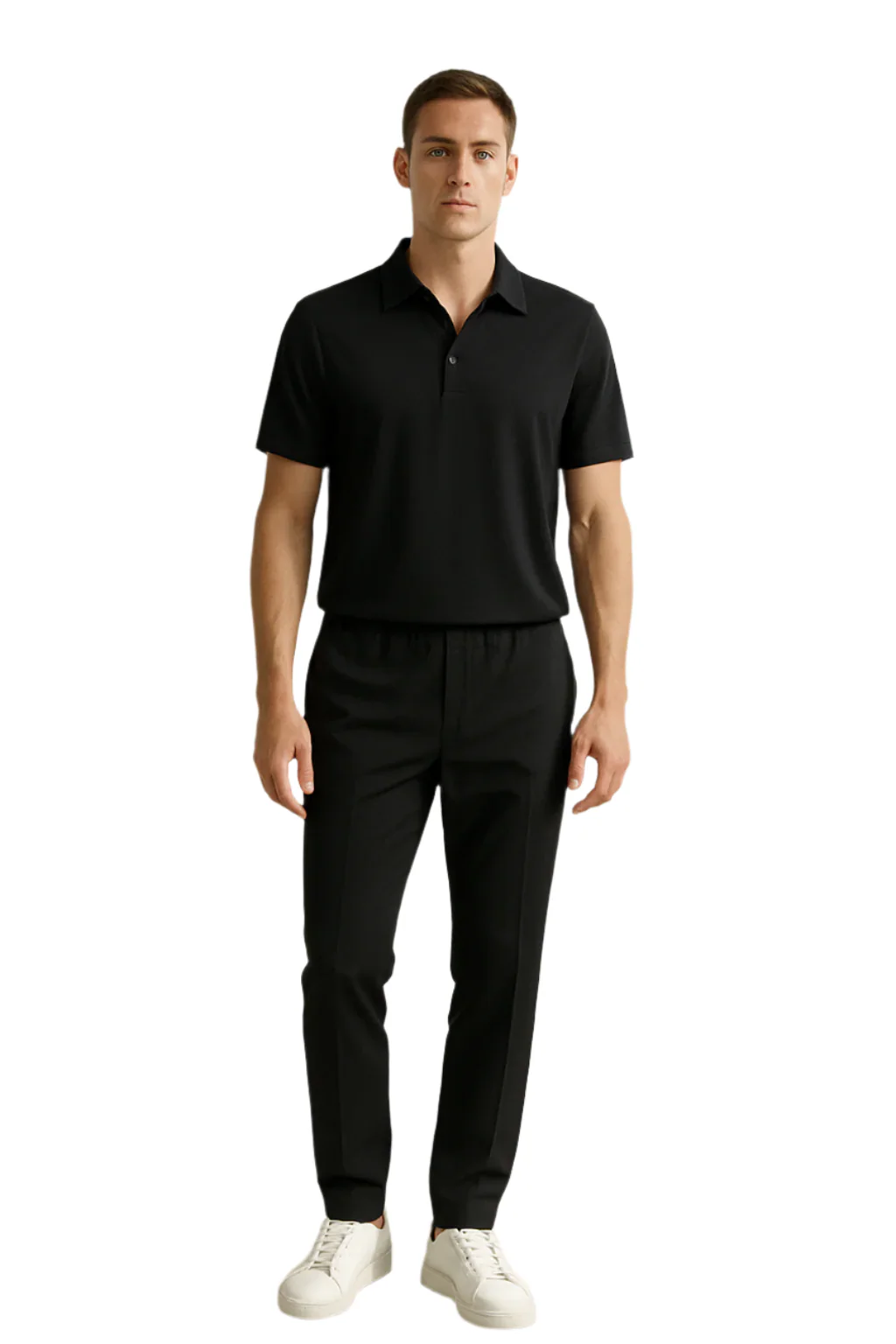 Mannen Polo en Pantalon Set Luxe Comfort