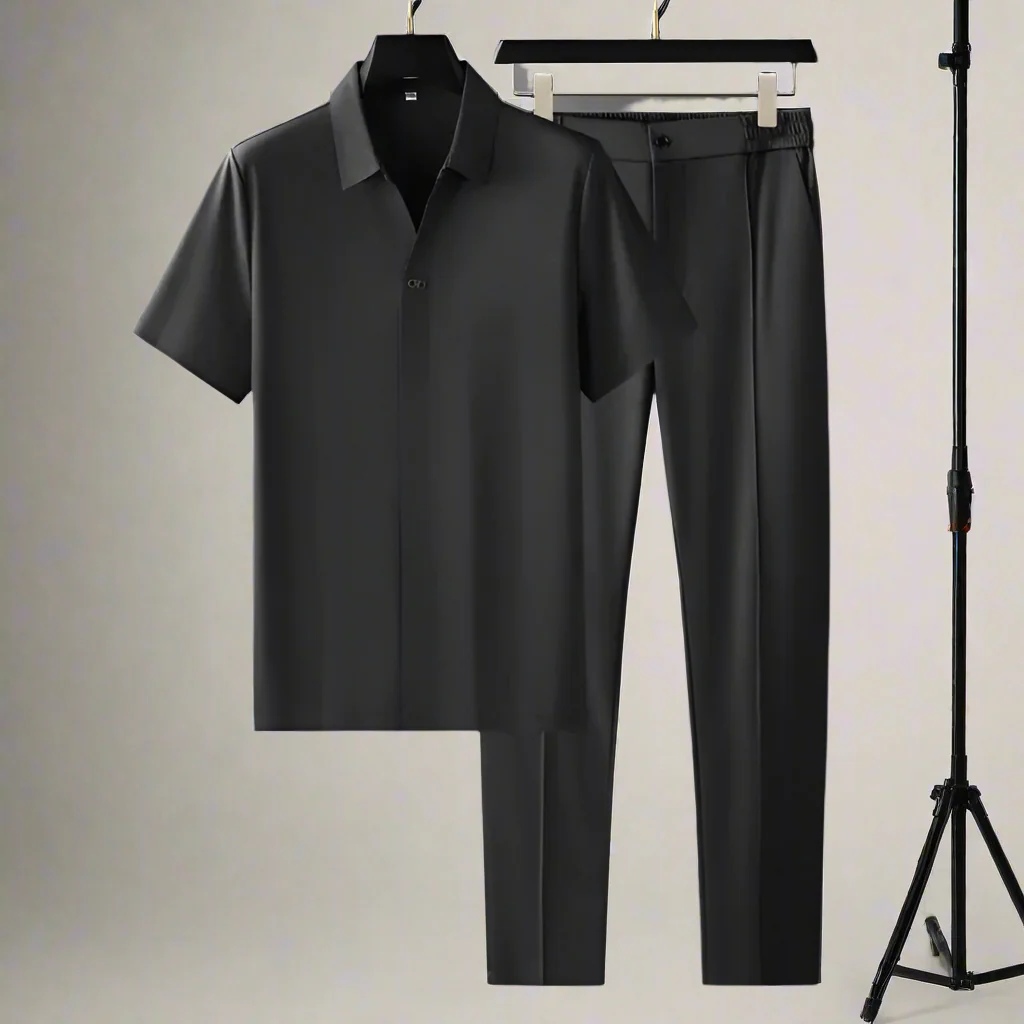 Mannen Polo en Pantalon Set Luxe Comfort - Afbeelding 5