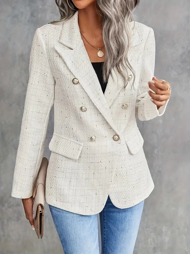 Dames Blazer Elegante Snit van Tweed - Afbeelding 5