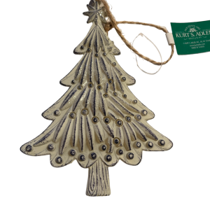 Kurt S. Adler White Tree Ornament
