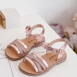 Sandaaltjes Roze Glitter