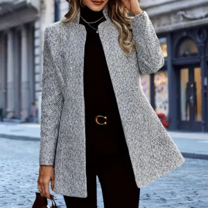 Zwarte Blazer Dames Stijlvol Comfortabel Hoogwaardige Stoffen