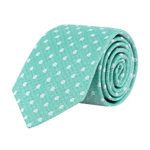 Stropdas zijde groen