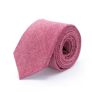 Stropdas zijde rood