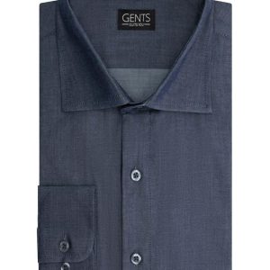 Uni denimblauw