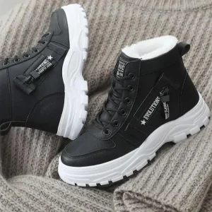 Dames Lage Laarzen Elegant Kunstleer