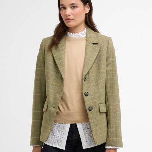 Getailleerde Blazer | Groen Tartan