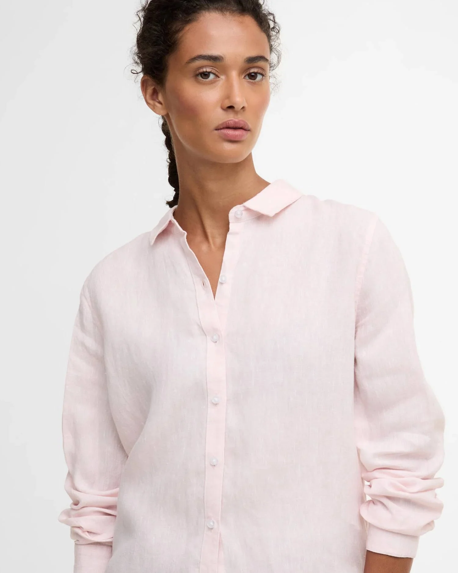 Linnen Blouse | Roze - Afbeelding 6