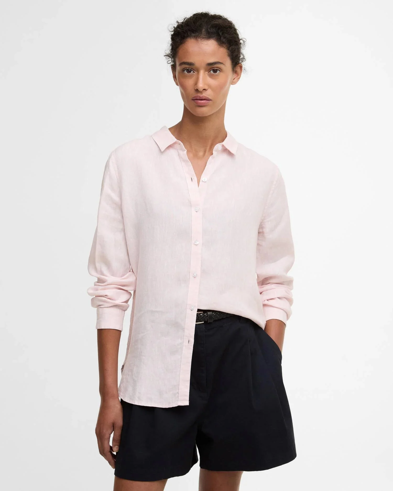 Linnen Blouse | Roze