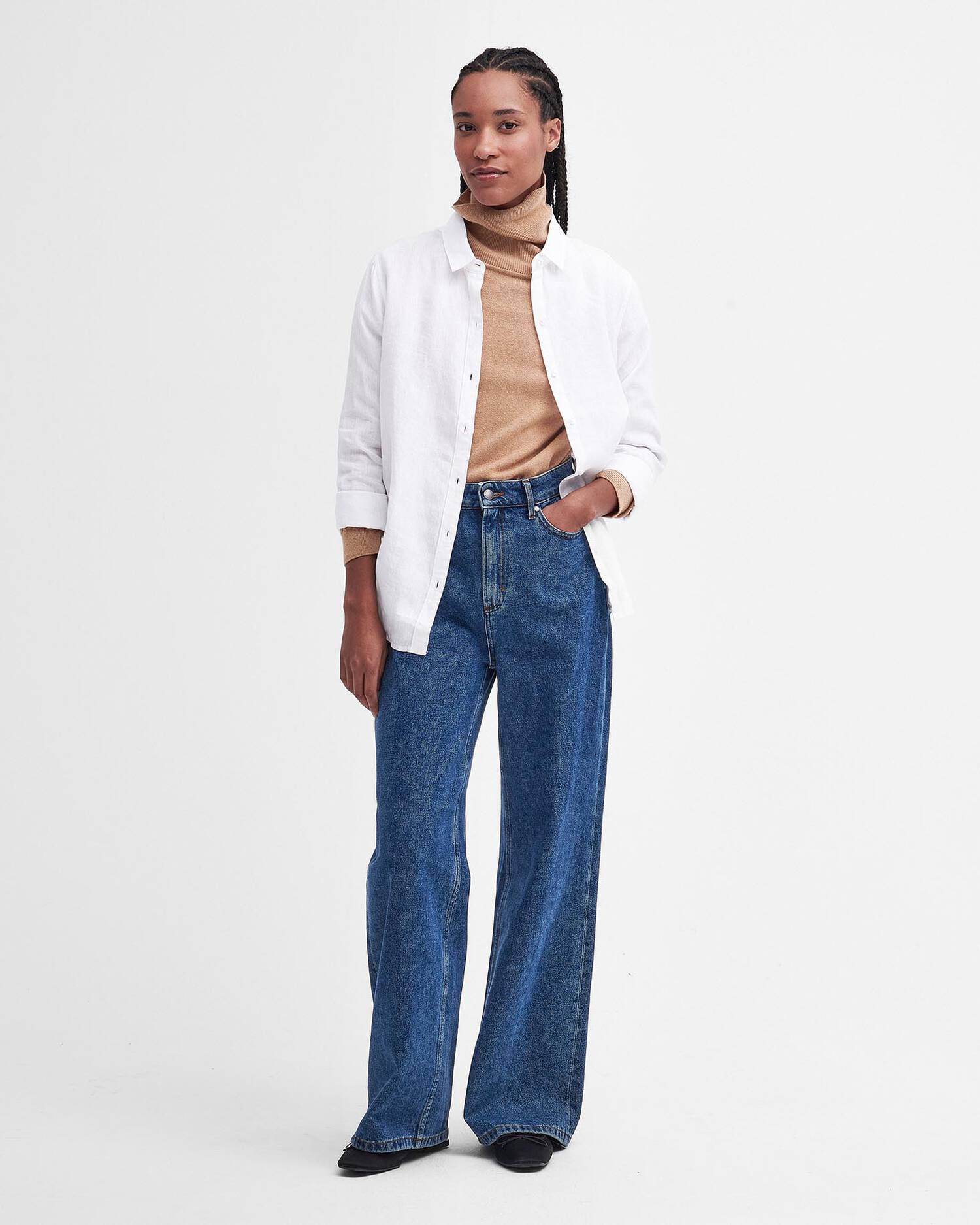 Linnen Blouse | Wit - Afbeelding 3