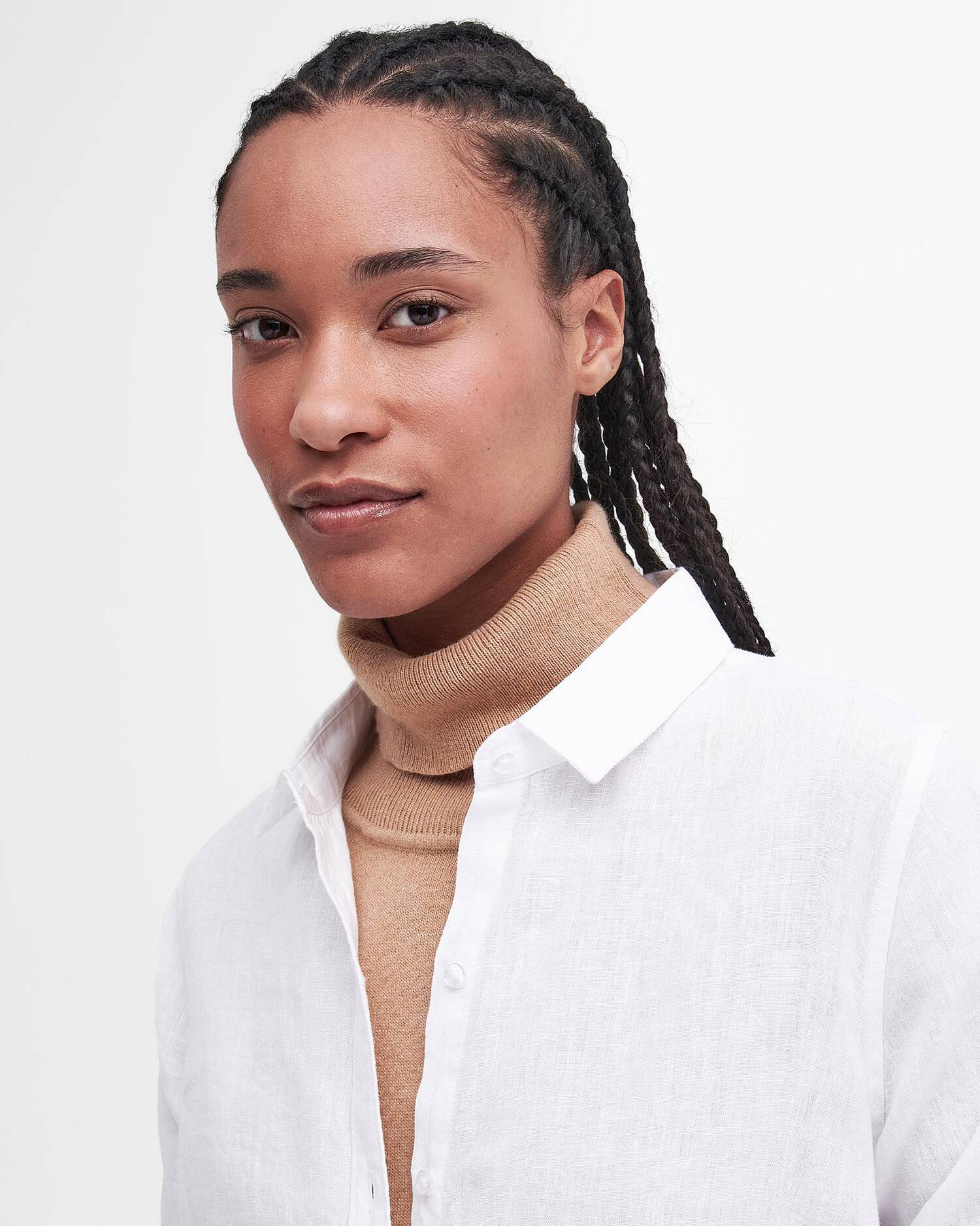 Linnen Blouse | Wit - Afbeelding 5