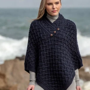 Merino Wollen Poncho
