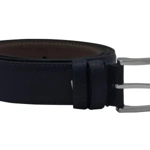 Riem NOS  leder blauw