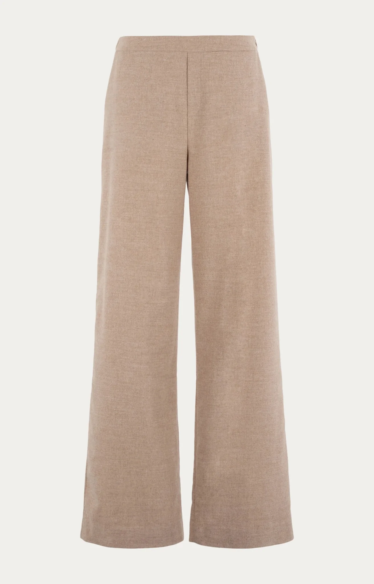 Wide Leg Broek | Butterfly | Sand Solid - Afbeelding 6