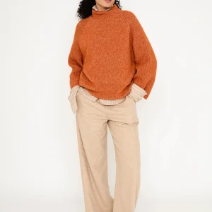 Wide Leg Broek | Butterfly | Sand Solid