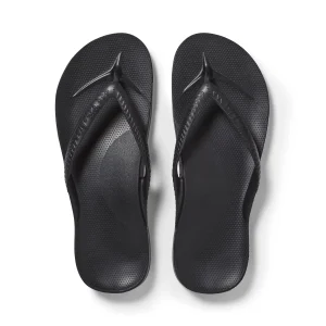 Heren Slippers Met Voetbed | Zwart